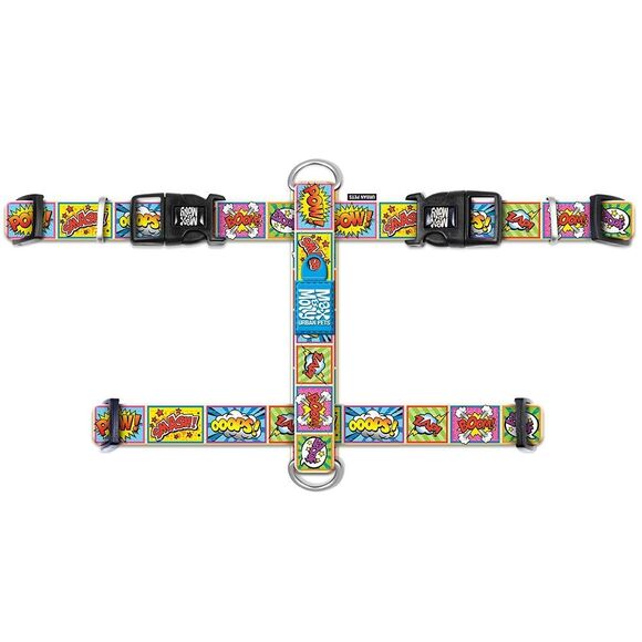 Max & Molly Comic Dog Harness - Med - Picture 1 of 2
